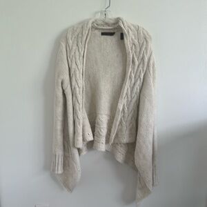 The Limited Oatmeal Drapey Cardigan Sweater Size M